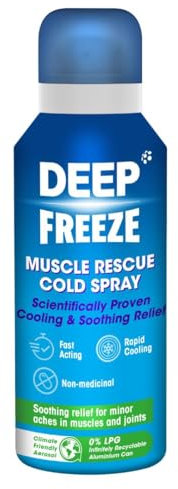 Deep Freeze Muscle Rescue Cold Spray 72.5 ml (Pack of 1)