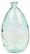 3.4L Vintage Large Tear Shaped Stem Coloured Recycled Durable Glass Flowers Table Centrepiece Vases (Clear)