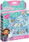 TM ESSENTIALS Gabby's Puffy Bracelet à breloques pour enfants, autocollants à paillettes, bracelet pour bricolage pour filles et garçons, couleurs : violet, rose, turquoise, jaune