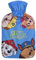 Take Care La Paw Patrol Wärmflasche mit Bezug, Wärmflasche für Therapie, Warmwasser, Gummi, kalt, Winter, Kinder, Erwachsene, Blau