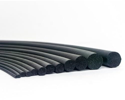 Moosgummi Rundschnur Ø 2-15 mm EPDM Fugenschnur Dichtung Meterware (4 mmØ, 3, m)