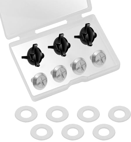 Motorrad Helm Ersatzschrauben,Helm Visier Schrauben Motorrad,Motorradhelm Schrauben,Motorrad Helm Visierschraube,Break Away Visor Screw Set,Mountainbike-Helm-Ersatzteile,Schwarz,7 Stück
