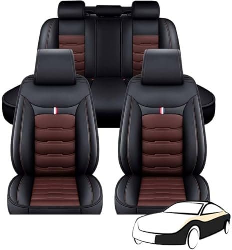 MOOWI Autositzbezüge Kompletter Satz für Suzuki Alto 2009-2023, 5-Sitze Ledersitzbezüge Wasserdichtes Komfortabler Autositzbezug Full Set Sitzbezüge Sitzschoner,C-Standard