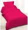 Housse De Couette 140 x 200 cm Uni - 100% Pur Coton très Doux 57 Fils/cm2 - (Fushia)