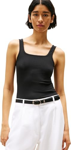 Tommy Hilfiger Damen Tank Top Slim Gerippt
