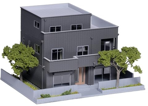 Kato Diotown House 804 W Hartwig Dark Grey (Pre-Built) K23-405D N Gauge