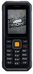 JCB Tradesman 4 Feature Rugged and Tough Waterproof Phone 4g Mobile Sim-Free Dual-Sim Phone TP1242 - Black