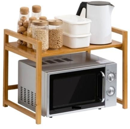 WUTIANBAO Support Micro Onde Support De Four À Micro-Ondes De Cuisine, Support De Rangement D'épices sur Pied, Étagère De Bureau, Étagère De Four Etagere Micro Ondes