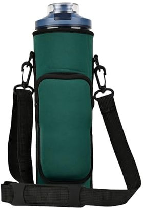 AF-WAN Portable Blender Bag for Ninja Blast Max Portable Blender BC251EUNV, BC251EUIV, BC251EUGY, BC251EUMT, BC251EUPK, BC251EULD, BC251EUSL - Insulated Mixer Case with Cross Strap (Grass Green)