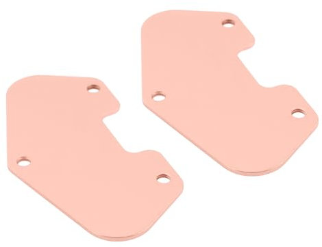 Briny River 2Pcs Electric Guitar Pickup Base Bridge Pickup Base Plate Compatible with Telecaster 72x38x42.5mm