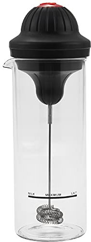 Sirxlevcy Milk Frother Electric Foamer Coffee Foam Maker Mixer Battery Milk Frother Jug Cup