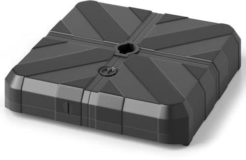 FANTASK Sonnenschirmständer für Schirmstangen von 38/48 mm, 45 Liter/ 60 kg befüllbar mit Wasser oder Sand, Schirmständer mit Zwei Integrierte Griffe