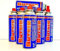 Pack 6 Cartuchos de Gas Butano BUTSIR B-250 – 227 g – Válvula Autosealable – Compatible con Cocinas y Hornillos Portátiles – Camping y Emergencias