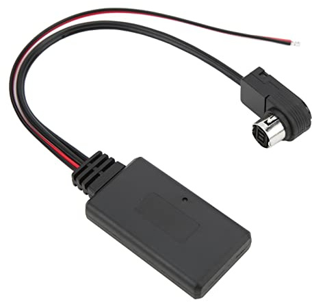 Klanata Adaptador AUXIN Bluetooth 5.0 para Puerto de Red Alpine Radio Ai, reemplaza el módulo de Entrada Auxiliar de Audio para automóvil OE INAN333RS/RRS