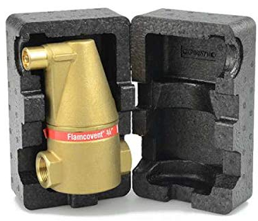 Flamco EcoPlus Luftabscheider mit EPP-Wärmeschutz DN 20/3/4
