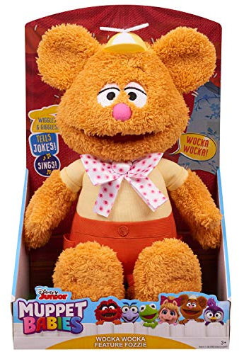 Just Play 14451 Muppets Babies Wocka Feature Fozzie Plush, Multi-Color