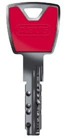 ABUS XP20S Ersatzschlüssel mit Design-Clip erdbeerrot