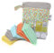 Close Pop-in Wiederverwendbare Bambustücher – 10 x waschbare Babytücher 20 x 15 cm, Pastellfarben, extra weich und wiederverwendbar, für Babys Hände und Gesicht