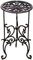 Sungmor Heavy Duty Cast Iron Potted Plant Stand,19.3-Inch 1 Tier Metal Planter Rack,Decorative Flower Pot Holder,Vintage & Rustic Style Indoor Outdoor Garden Pots Container Supports