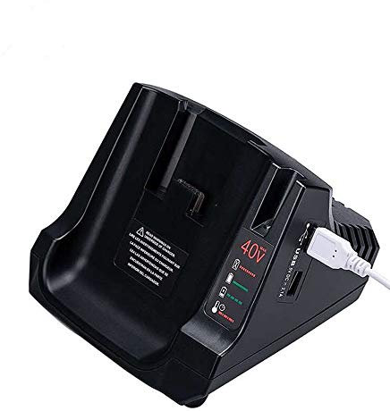 Chargeur LCS36 LCS40 de rechange pour Black & Decker 36 V 40 V max. Batterie au lithium LBXR36 LBX36 LBXR2036 LBX1540 LBX2040 LBX2540 LSW36 LST136 LHT2436.