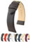 HIRSCH Uhrenarmband aus echtem Leder mit Schnellverschluss und Edelstahl-Schnalle, weich, flexibel und bequem, mehrere Farben und Größen, Toronto, Braun / Gold Schnalle, 18mm - XL