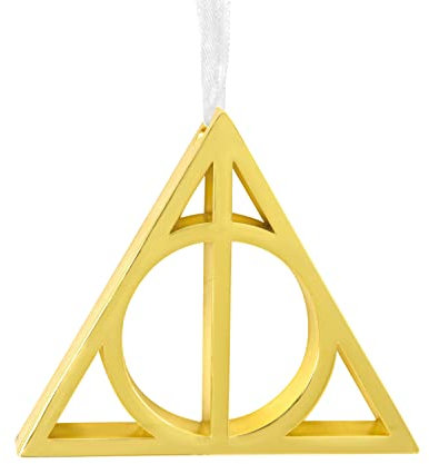 Hallmark Harry Potter - Simbolo dei doni della morte, ornamento natalizio, in metallo