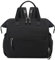 LORADI Wickeltasche mit großem Fassungsvermögen, wasserabweisendes Nylon, 3-Wege-Reiserucksack und Schultertasche mit Anti-Diebstahl-Taschen