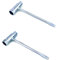 QWORK® Combination Spanner Wrench, T-Wrench for Chainsaw Saws, 13mm x 19mm
