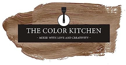 Livingwalls THE COLOR KITCHEN universelle Wandfarbe - Malerfarbe für Wohnräume und Arbeitszimmer - matte Innenfarbe in Braun - 5l Deckfarbe in TCK6007