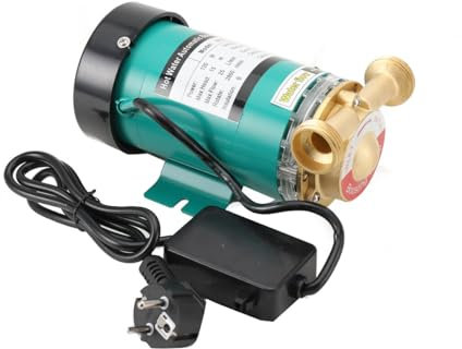 SUDEG 120W Pompe de chauffage,Pompe de circulation,Pompe à Eau Chaude Automatique/Manuelle Ménage Booster Pompe pour Station dEau Domestique/Douche/Jardin,25L/min
