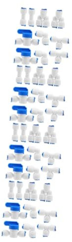 Gatuida 40 Stück Sauberes Wasserfilter Schlauchanschluss Wasserreiniger Push To Fit Anschlüsse Praktischer Push To Connect Armaturen