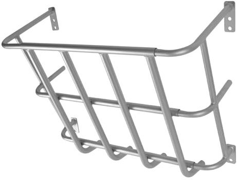 Veeteah Futterstation für Pferdeheu, Futterstation für Ziegenheu | Pferdefutterstation aus Aluminiumlegierung, Wand-Heufutterstation | Mehrzweck-Heuraufe zum Aufhängen an der Wand, Heufutterstation