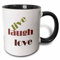 Motivtasse Keramik Tasse Personalisiert Keramik Tasse Neuartige Geschenke Für Vatertag Frauen 330 Ml Lebe, Lache, Liebe