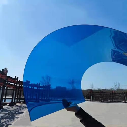 GOCHUSX Polycarbonat Dachbahn, Klare Gewächshaus-Dachplatten, Dämmende Glasfaser-Abdeckplatten Für Überdachungen In Gärten Und Landwirtschaftlichen Betrieben(1.22x5m)