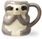 Faultier Tasse, Faultier Geschenk, Lustige Tasse, 3D Tasse, Keramik Tasse, Kaffeetasse Keramik, Einzigartige Handgefertigte Faultierbecher Geschenk für Geburtstag, Abschluss, Weihnachten, Halloween