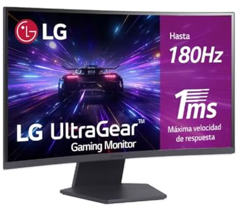LG Ultragear 27GS60QC-B - Monitor curvo per gamer da 27 pollici, Full HD