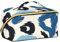 EtherSpher Neceser con divisores, elegante bolsa de maquillaje para mujer, con compartimentos y asa, diseño de zafiro azul polvo