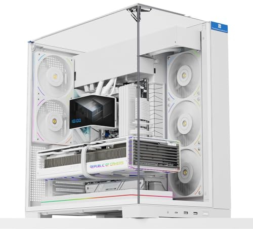 TR A70 White Computer case mesh ad alte prestazioni e montaggio multiplo, ideale per il fai da te e workstation professionali, con eccellente dissipazione del calore in bianco