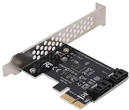 VBESTLIFE Scheda PCI Express a SATA 3.0 - 6 Porte SATA III, Scheda PCIE a Doppia Porta