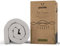The Topper - Gel Infused Memory Foam (Hydro-Foam) Bamboo Mattress Topper (EU Single: 200 x 90 x 5 cm) White