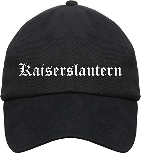 sostex Kaiserslautern Cappy - Altdeutsch Bedruckt - Schirmmütze Cap Einheitsgröße Schwarz