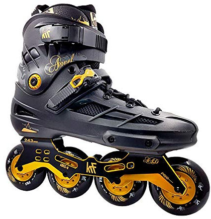 KRF The New Urban Concept KRF Patin Angel 4x80NEW Rahmen Schwarz/Gold, Erwachsene, Unisex, 43