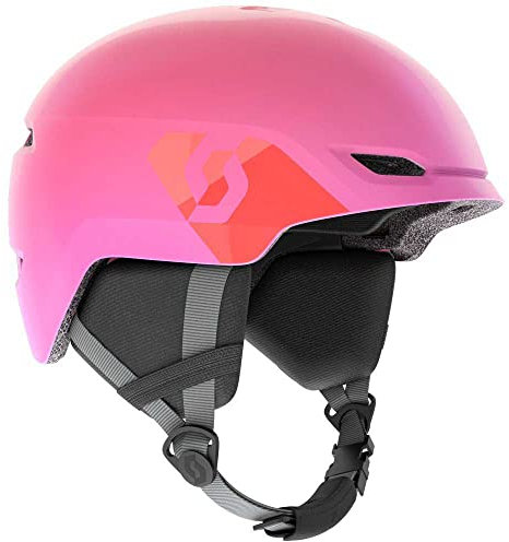 Scott Junior Keeper 2 Helmet Pink, Kinder Ski- und Snowboardhelm, Größe M - Farbe High Viz Pink