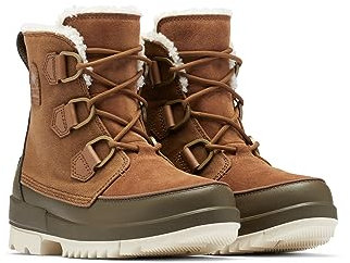 Sorel Torino 2 Waterproof wasserdichte Winterstiefel für Damen, Braun Velvet Tan X Olive Green, 37 EU