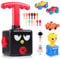 MOOKLIN ROAM Balloon Powered Launch Car, 19 in 1 Balloon Car Toy, Inertia Toy, Fun Inertia Power Car Balloon, Child Gift (Black)