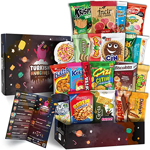 Süßigkeiten Box | Ähnlich Amerikanische USA American Candy Box | Aus Aller Welt | Snackbox aus der Türkei | in Originalgröße in einer Süssigkeiten Box