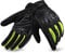 IRON JIA'S Motorradhandschuhe Herren Sommer Touchscreen weich atmungsaktiv und bequem geeignet für Motorradfahren Bergsteigen Wandern und andere Outdoor-Sportarten Grün-L