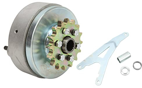 Go Kart Achse, Rückwärtsgang-Getriebe, Rostbeständiges Radwellenkettenrad für GY6 150cc 200cc ATV UTV Go Kart Quad Bike 15 Ps Außenborder