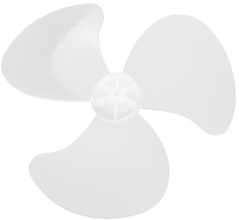 inhzoy 14 Inch Lightweight Fan Blade Durable Plastic 3 Leaves Silent Fan Blade Universal Replacement for 16 Inch Standing Fan E White 14 Inch