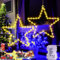 chimoo Led Weihnachtsstern Beleuchtung,2 Stück Leuchtstern Weihnachten Stern Weihnachtsdeko Fenster mit 40 Warmweißen Batteriebetrieben Weihnachtsbeleuchtung für Party